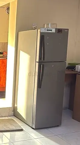 Used double-door refrigerator, good working condition