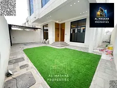 Villa for sale in Al Bahia, on a street and alley, very high-end finishing, with a rooftop terrace,