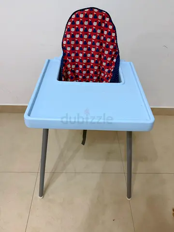 Clean Ikea baby high chair with insert