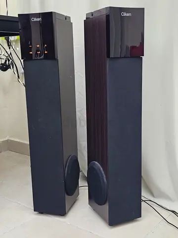 Clikon Woody Tower Speakers with 2.1