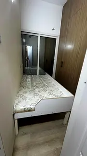 Single Person Partition Including Wardrobe and Attached Balcony In JVC Villa