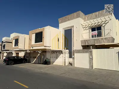Luxury villa for sale in Al Zahia, 5 rooms, distinctive design, including water, electricity and air conditioning