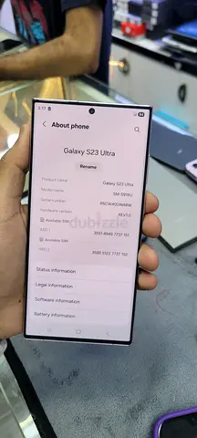 Samsung Galaxy S23 Ultra - 256GB (Good Condition) - UAE