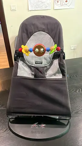 Babybjorn bouncer with the toy bar