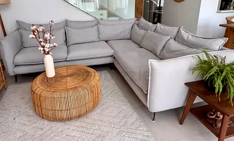Very comfortable L-shaped sofa - price negotiable