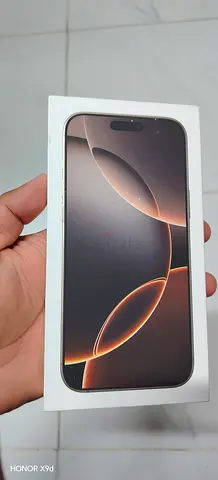 Orginal Apple iPhone 16 Pro Max desert Titenium 256 GB middle east version Qatar for 4200
