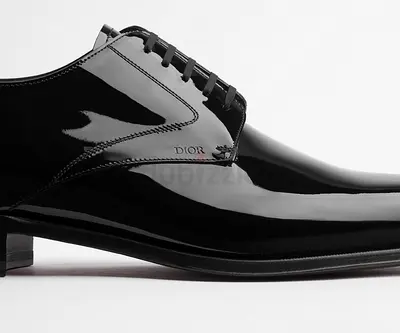 Dior Timeless Derby Black Patent Calfskin Shoes - Classic Formal