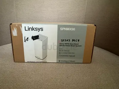 Linksys Velop WiFi6 Whole-Home Mesh Router (SPNMX56) - Sealed Box