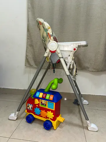 Baby Jumper/Activity Bouncer with Interactive Toy Box - Good Used Condition