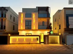 Villa (with pool) for sale | Ajman | Al Helio 2 area | 5 bedrooms, majlis, 3 living rooms, roof terr