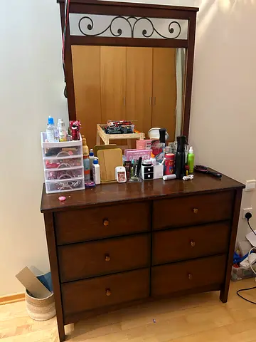 Vanity with drawers