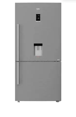 Beko 340L Double Door Refrigerator with Water Dispenser - 1 Year Warranty