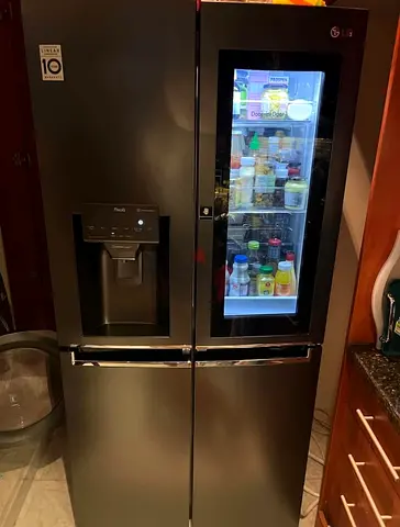 LG interview side by side fridge