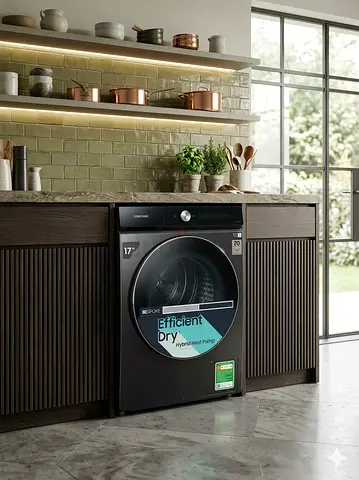 Samsung Bespoke Efficient Drying Front-Load Tumble Dryer - Black