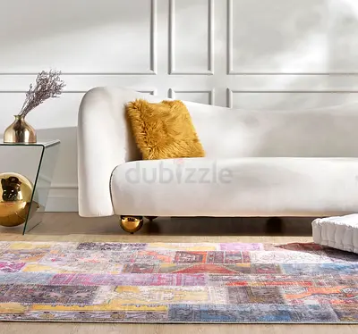 Multicolored Vintage-Style Area Rug - Good Condition 160*230