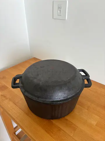Cast Iron Pan and Lid