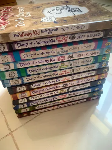 Set of wimpy kid books