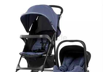 Baby stroller with car seat
