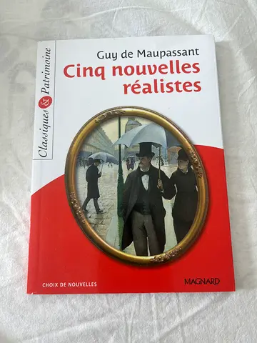 Cinq nouvelles réalistes — Guy de Maupassant (French paperback)
