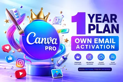 Canva Pro 1 Year Genuine Activation