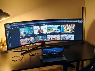 Samsung 57 inch G9 Odyssey Neo 240 hz monitor