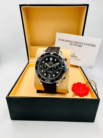 Omega watch for men with chrono sporty watch