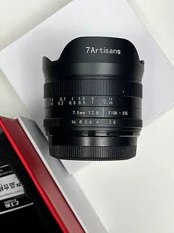 7 Artisans 7.5mm fish eye X mout