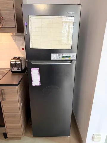 Standing Single-Door Refrigerator in Grey - Good Working Condition
