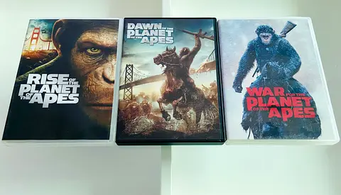 3 Planet of the Apes movie DVD’s