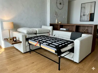 Brand New condition ikea vimle L shape sofa bed with mattress