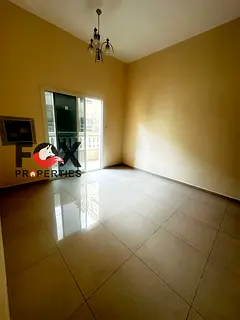 One bedroom and living room for annual rent in Ajman, Al Hamidiya 1 area, near the court and traffic