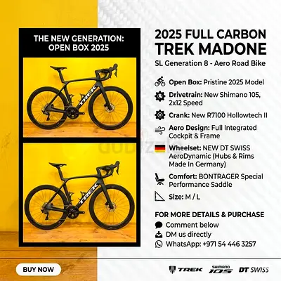 Trek Madone-SL-8 Generation -Shimano 105-12 speed - Disc Brake