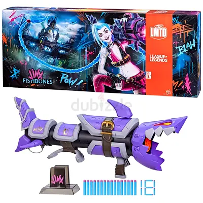 Nerf Jinx Fishbones Limited Edition Blaster (League of Legends) - Purple