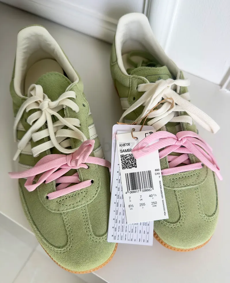 adidas gazelle silver green womens Adidas Samba OG Molly Mae Matcha