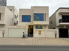 Luxury villa for sale in Al Yasmin | 3100 sq ft | 5 master bedrooms | Majlis and living room with wa