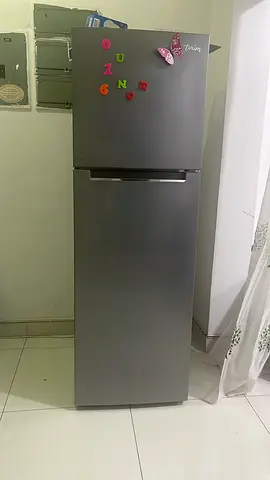 Used Top-Freezer Refrigerator - Grey, Good Working Condition