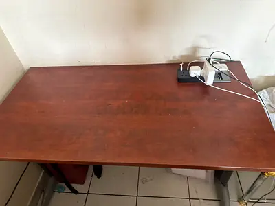Used wooden study/computer table - medium size