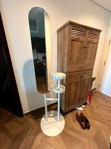 IKEA LIERSKOGEN valet stand with full-length mirror