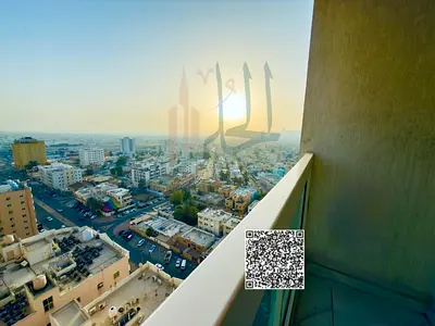 لايجار الشهري المفروش  شامل جميع الفواتير شقه غرفتين وصاله في برج جودي بمنطقه النعيميه 1 بجوار اسواق العين
