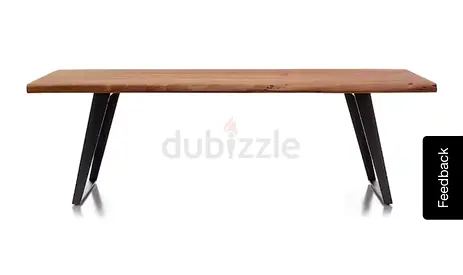 Dinning Table Yukon Natural Wood CrateBarrel