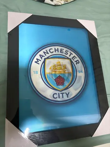 3D manchester city frame brand new