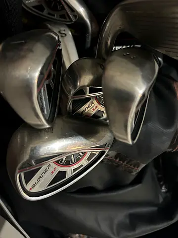Irons putter and 3 wood