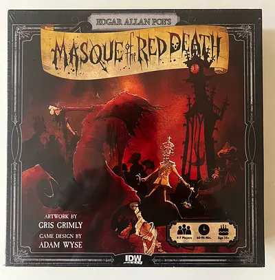 MASQUE OF THE RED DEATH BOARD GAME - SEALED