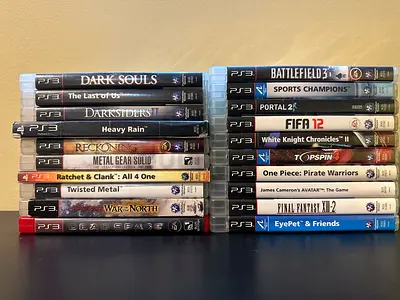 20 PS3 Games - (Dark Souls, Last of Us, Metal Gear Solid, FIFA13...) Bundle for 600