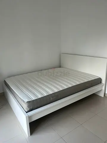 Ikea Queen size bed with mattress available in perfect condition