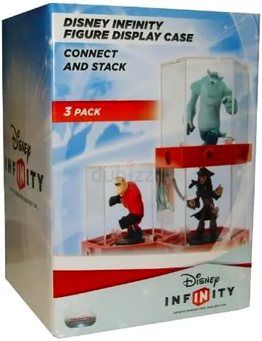 Disney Infinity Figure Display Case 3-Pack - Stackable Connectable Display