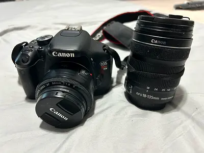 Canon Rebel T3i (600D) + 2 Lenses + Extras – Excellent Condition – AED 1,699