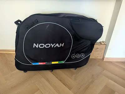 NOOYAH Airline-Certified Bike Travel Bag, padded and wheel cover oncluded