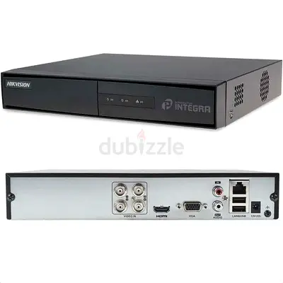 home security hikvision turbo dvr ds-7204hghi-k1 4 channel + camera