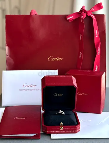 Cartier ring, 49 size, white gold